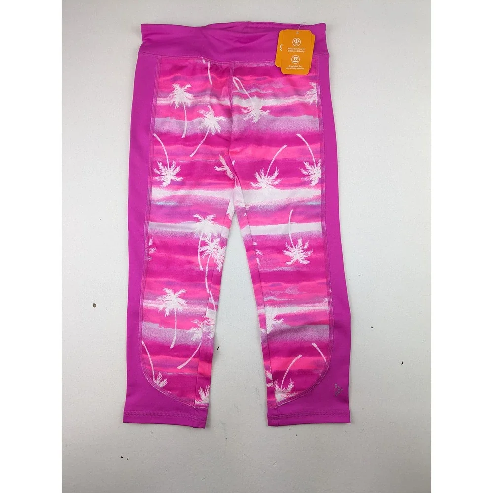 Gymboree Pink Tropical Capri Leggings